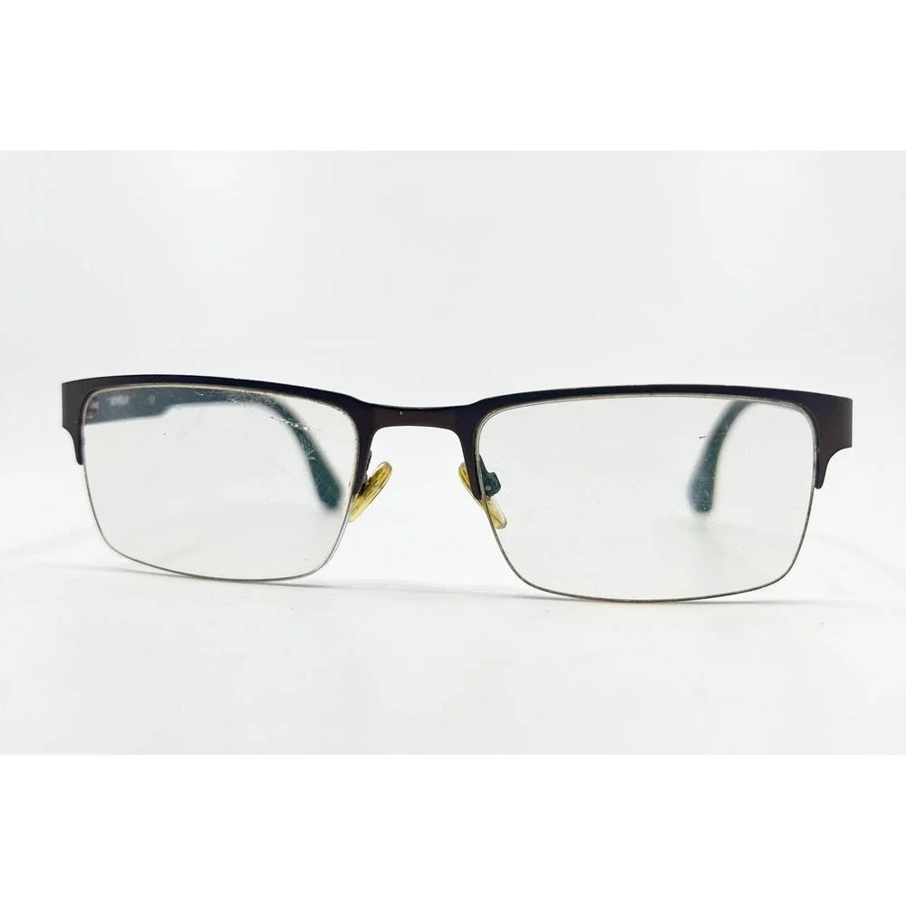 Caterpillar Eyeglasses Mens Black Semi Rimless CTO J05 Col.003 55-19-140
